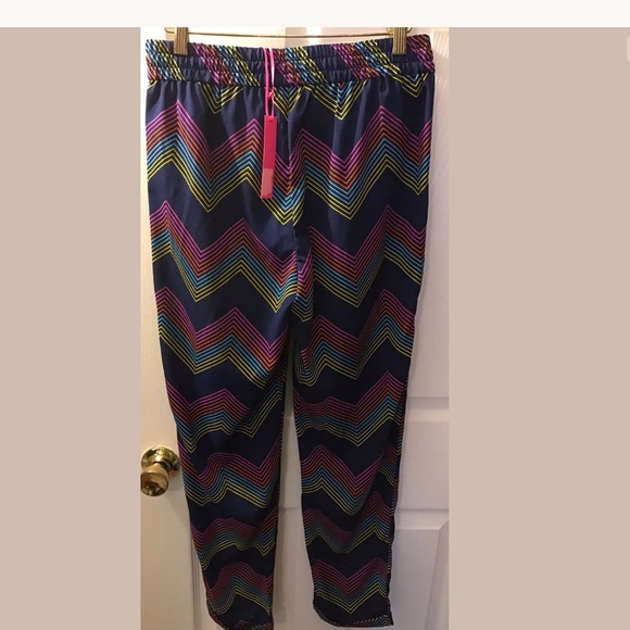 New MACBETH Collection Weekender Polo Shirt Blouse Turquoise Jersey Knit Pink - Picture 7 of 7